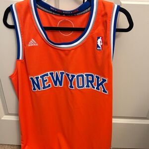 Adidas Orange New York Knicks jersey